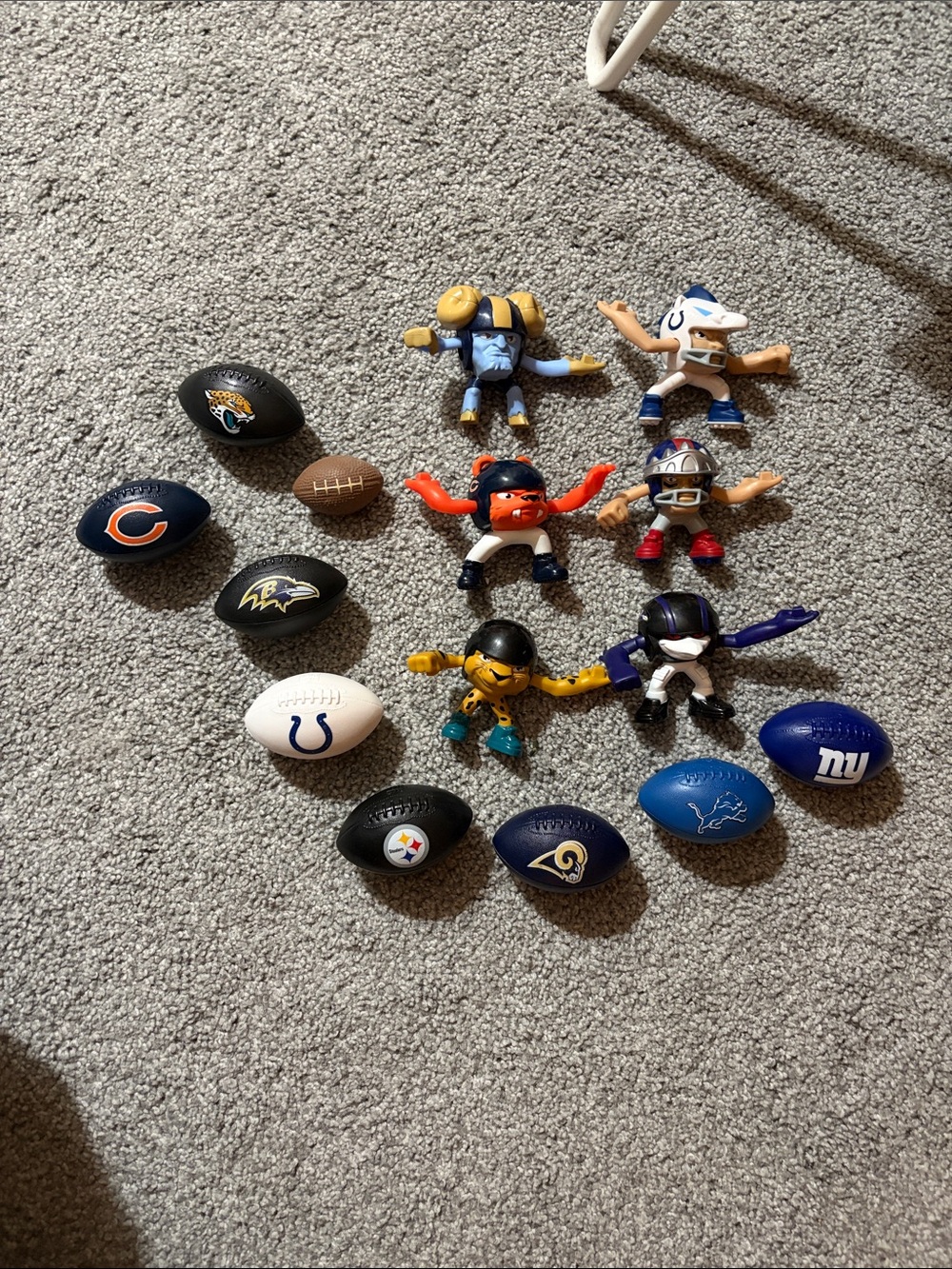 NFL McDonald’s Toys set